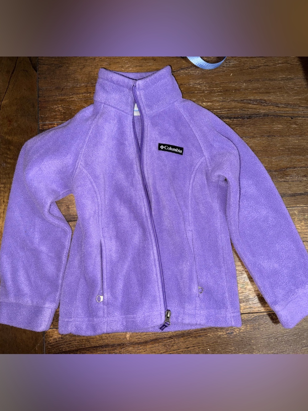 Columbia Purple Full-Zip Fleece Jacket